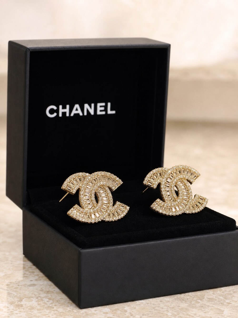 CHANEL Classic Parisian Earrings Style 9 | New with Box - Picture 5 of 9